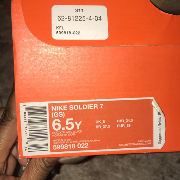 Nike Soldier 7  Black (LEBRONS) - Picture 2 of 5